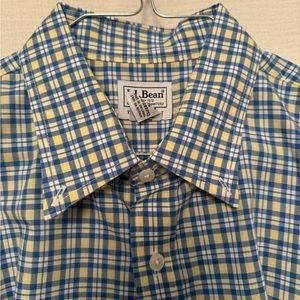 Wrinkle-Free Kennebunk Sport Shirt Long Sleeve Check Men's Tall